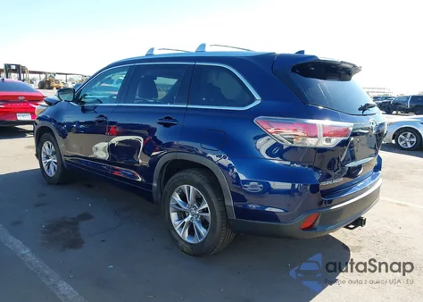 2015 Toyota Highlander Xle V6 z USA, uszkodzony, nr VIN 5TDKKRFH0FS081544